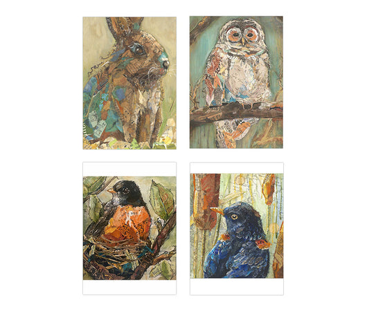 I Love Animals Greeting Card Set