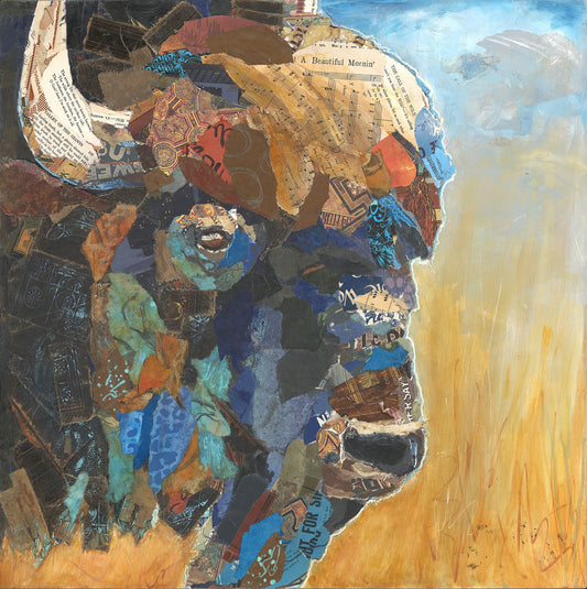 Bison in field